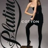 Women Platino Cotton Liso 100 Tights