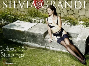 Women Silvia Grandi Deluxe 15 Stockings