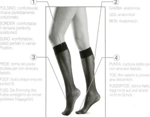 Women Oroblu Different 40 Knee Highs