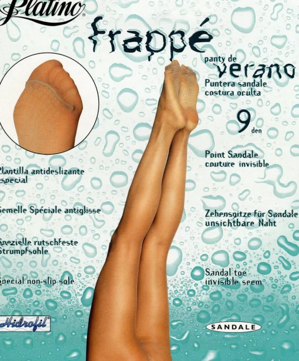 Women Platino Frappe 9 Non-Slip Pantyhose