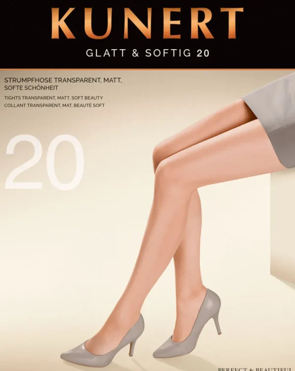Women Kunert Glatt & Softig 20 Pantyhose