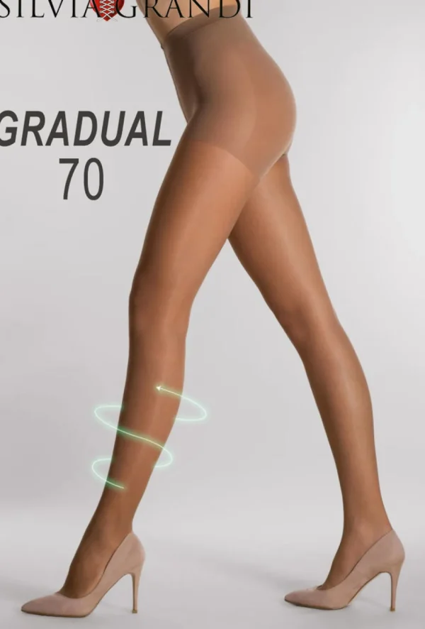 Women Silvia Grandi Gradual 70 Pantyhose