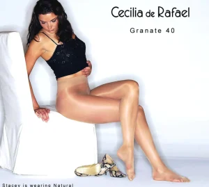 Women Cecilia de Rafael Granate 40 Pantyhose