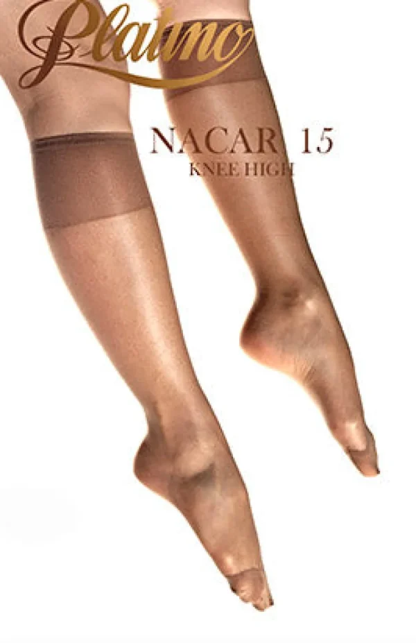 Women Platino Nacar 15 Knee Highs