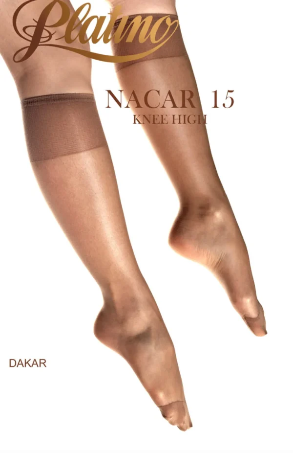 Women Platino Nacar 15 Knee Highs