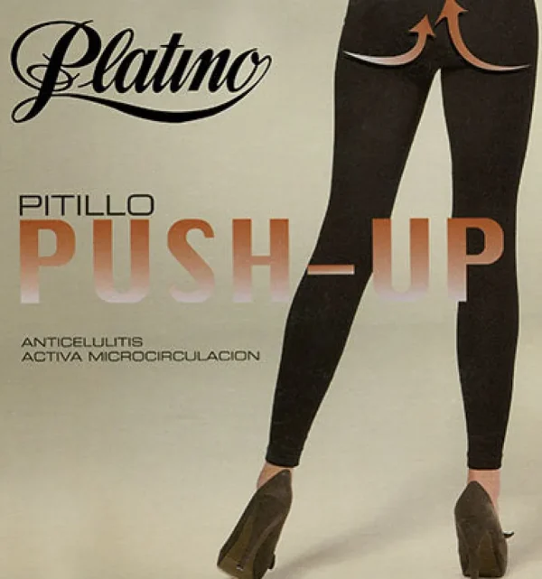 Women Platino Pitillo Push Up Leggings