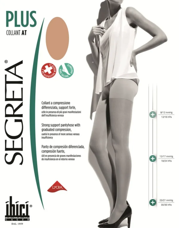 Women Segreta Plus 200 Support Pantyhose