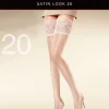 Women Kunert Satin Look 20 Stay Ups